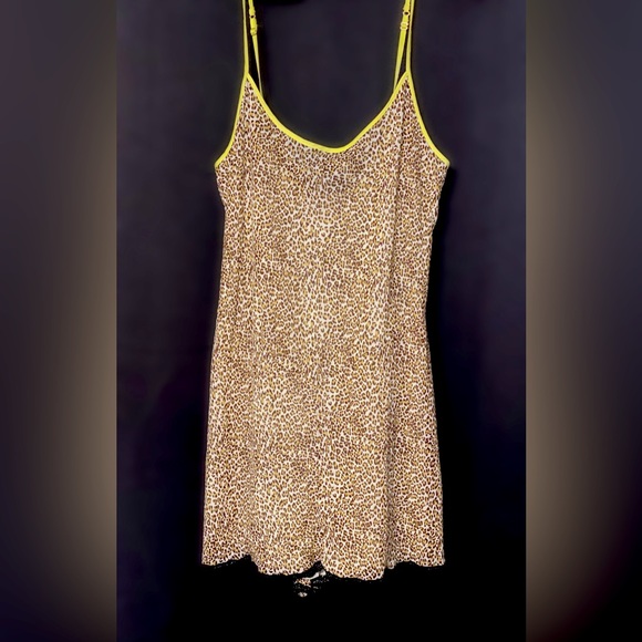Juicy Couture Y2K Cheetah Print Slip Mini Dress - Picture 1 of 3